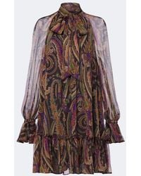 Etro - Abito Corto - Lyst