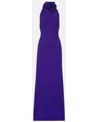 Tom Ford - Halterneck Cashmere-Blend Gown - Lyst