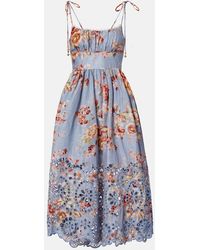 Zimmermann - Midi Dresses - Lyst