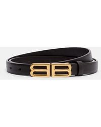 Balenciaga - Bolero Bb Leather Belt - Lyst