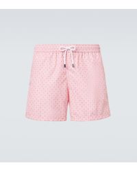 Fedeli - Madeira Printed Swim Trunks - Lyst
