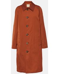 Tod's - Oversized Cotton-blend Raincoat - Lyst