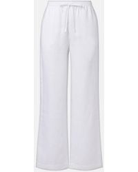 Asceno - Aurelia Linen Wide-Leg Pants - Lyst