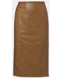 Dorothee Schumacher - Sleek Statement Leather Pencil Skirt - Lyst