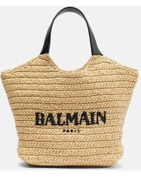 Balmain - Sac A Main A Logo - Lyst