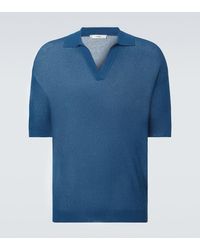 Commas - Knitted Polo Shirt - Lyst