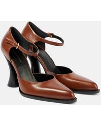 Dries Van Noten - 95 Leather Mary Jane Pumps - Lyst