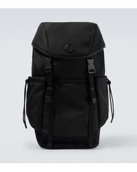 Moncler - Leather-Trimmed Backpack - Lyst
