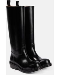 Bottega Veneta - Patent Leather Knee-high Boots - Lyst