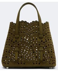 Alaïa - Mina 20 Small Leather Top-Handle Bag - Lyst
