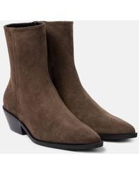 A.Emery - Ankle Boots Hudson Aus Veloursleder - Lyst