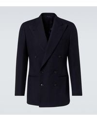 Saman Amel - Blazer Aus Woll-Twill - Lyst