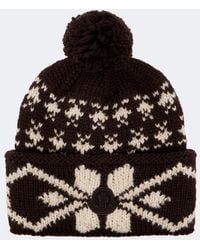 Moncler - Sequined Fair Isle Wool-Blend Beanie - Lyst