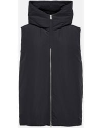Jil Sander - Oversized Hooded Down Vest - Lyst