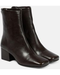 Lemaire - Leather Ankle Boots - Lyst