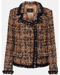 Etro - Paisley Tweed Blazer - Lyst