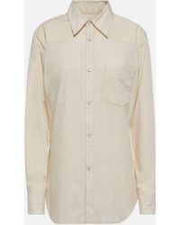 Lemaire - Cotton Poplin Shirt - Lyst