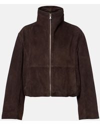 Nour Hammour - Etienne Suede Jacket - Lyst