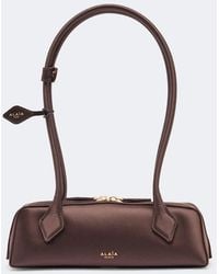 Alaïa - Le Teckel Small Satin Shoulder Bag - Lyst