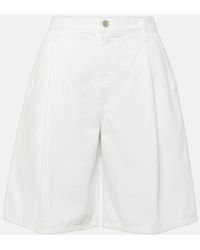 Agolde - Ellis Mid-Rise Denim Bermuda Shorts - Lyst