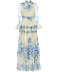 Valentino Vestido de fiesta de organza - Azul