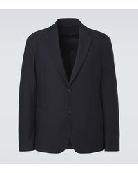Giorgio Armani - Waffle-Knit Blazer - Lyst