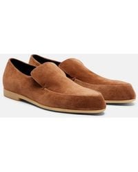 Jil Sander - Suede Loafers - Lyst