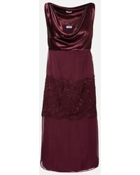 Ferragamo - Strapless Midi Dress - Lyst