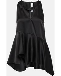 JW Anderson - Asymmetric Satin Top - Lyst