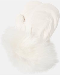 Yves Salomon - Down Shearling-trimmed Mittens - Lyst