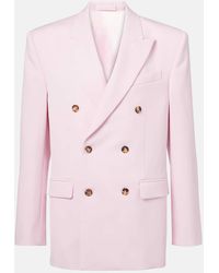Wardrobe NYC - Double-Breasted Virgin Wool Blazer - Lyst