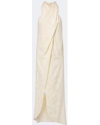 Johanna Ortiz - Silent Water Jacquard Halterneck Top - Lyst