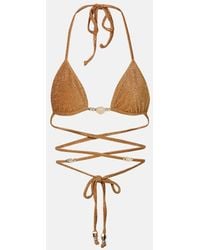 SAME - Top De Bikini Shell Adornado - Lyst