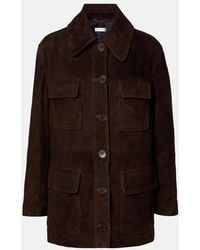 Nour Hammour - Lorien Suede Jacket - Lyst