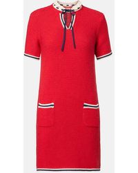Valentino Garavani - Cotton And Wool Minidress - Lyst