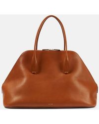The Row - Devon Large Leather Tote Bag - Lyst