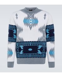Alanui - Icon Jacquard Virgin Wool Sweater - Lyst