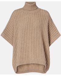Brunello Cucinelli - Ribbed-Knit Cashmere Turtleneck Sweater - Lyst