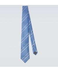 Brunello Cucinelli - Striped Silk Tie - Lyst
