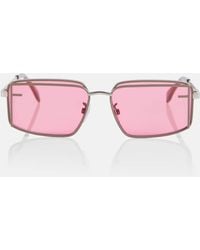 Fendi - First Sight Rectangular Sunglasses - Lyst