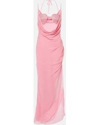 Blumarine - Georg Embellished Maxi Dress - Lyst