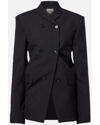 KHAITE - Rolo Wool And Silk Cady Blazer - Lyst
