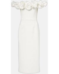 Rebecca Vallance - Bridal Off-Shoulder Minidress - Lyst