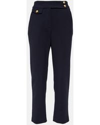 Veronica Beard - Renzo High-Rise Slim Cropped Pants - Lyst