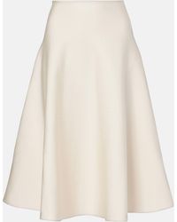 The Row - Harley Knitted Midi Skirt - Lyst