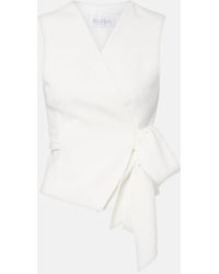 Max Mara - Draped Cady Vest - Lyst