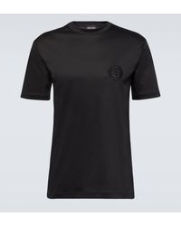 Giorgio Armani - Cotton Jersey T-shirt - Lyst