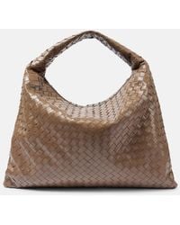 Bottega Veneta - Schultertasche Hop Large Aus Leder - Lyst