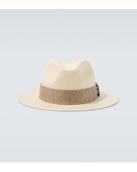 Kiton - Fedora-Hut Aus Stroh - Lyst
