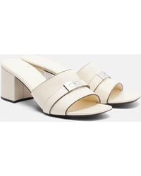 Tory Burch - Leelee Leather Mules - Lyst